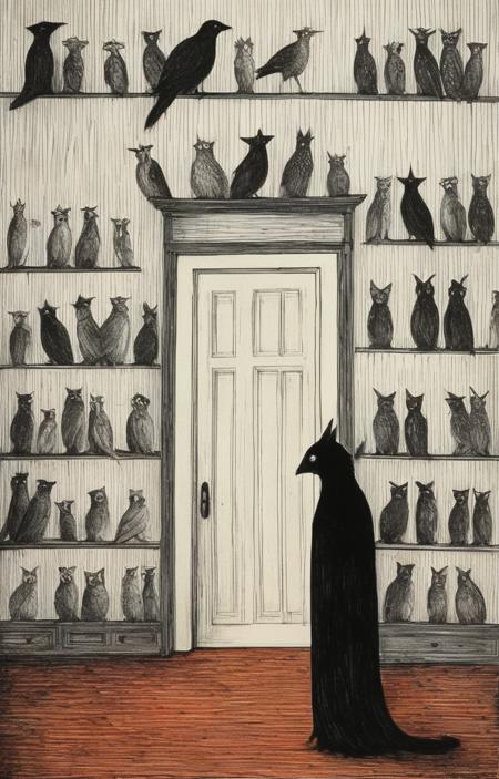 style of Edward Gorey [SDXL] 276