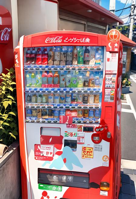 自動販売機1 Vending Machines in Japan SDXL