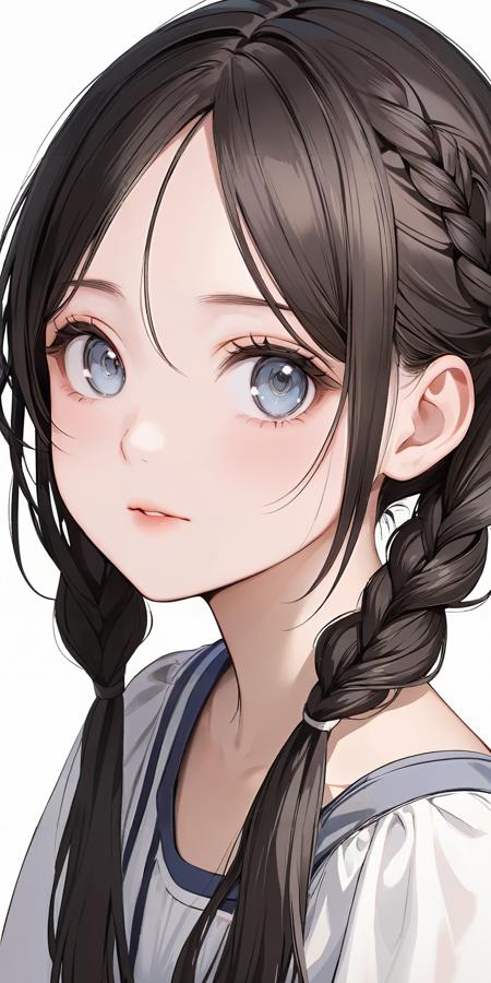 編み込みツインテール/braid twintail