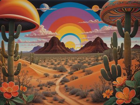 Psychedelic Landscape (Pony/PSDXL, SD1.5)