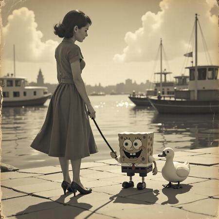 Old Sepia Photo - Flux1.D LoRA
