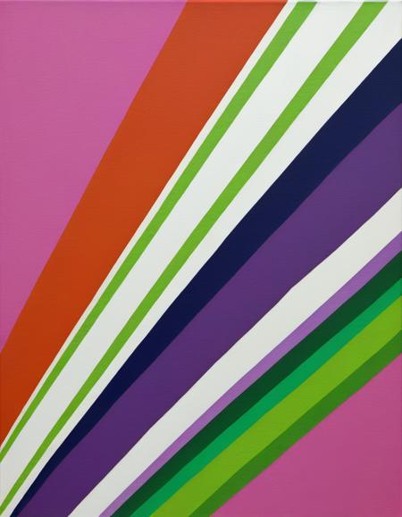 Abstract Lines Painting - Rita Letendre Style - SDXL 1.0