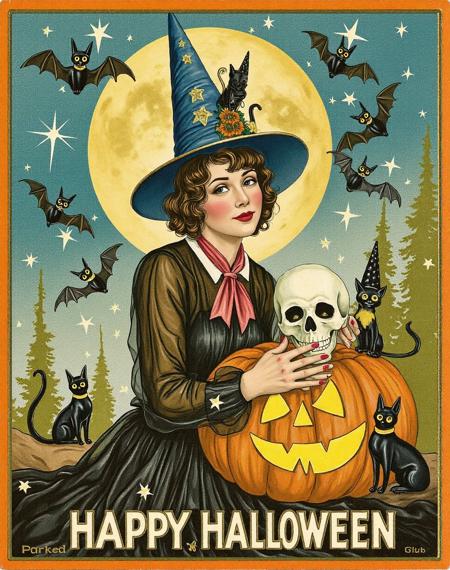 Halloween Greetings Postcard FLUX版本v1.0 (ID: 944178)