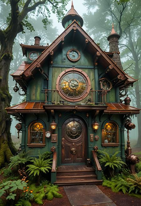 Dynamic Wildcard - steampunk house unleashed
