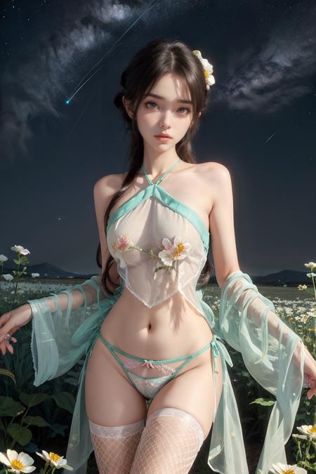 古典唐风飘逸纱裙装-性感吊带汉服(合集) 【Chine】Classical Tang-style ethereal chiffon dress - Sexy halter Hanfu.