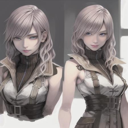 雷光,ライトニング,Lightning,Final Fantasy XIII,Clarie Farron版本雷光1.0 (ID: 18962)