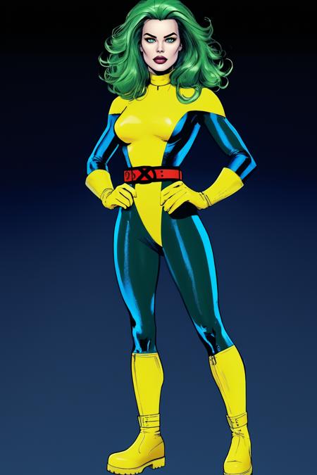 Xmen Blue Outfit (SDXL Standard)