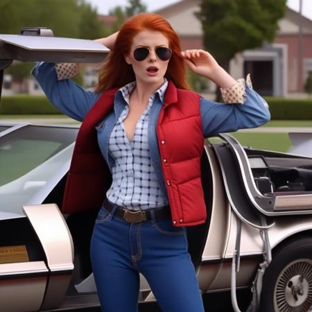 Marty McFly style - Back to the future - SDXL