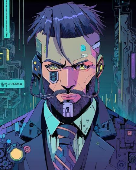 Cyberpunk Anime Style