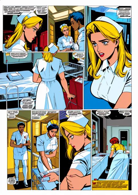 Nurse Comic Generator (EXTREMELY SILLY LoRA EXPERIMENT)