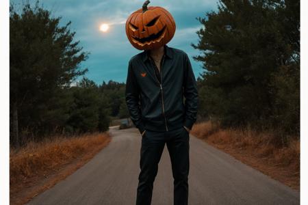 SD1.5 Pumpkin Head LoRA