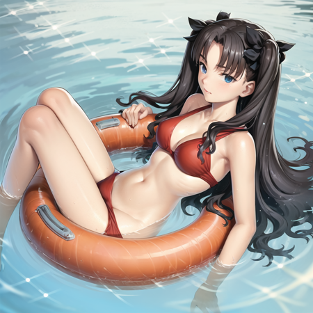 Rin tohsaka  LORA and(Pony)  from fate stay night visual novel