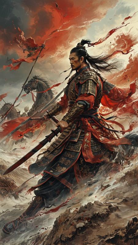AiARTiST 绝尘 Ancient Chinese general LoRA XL