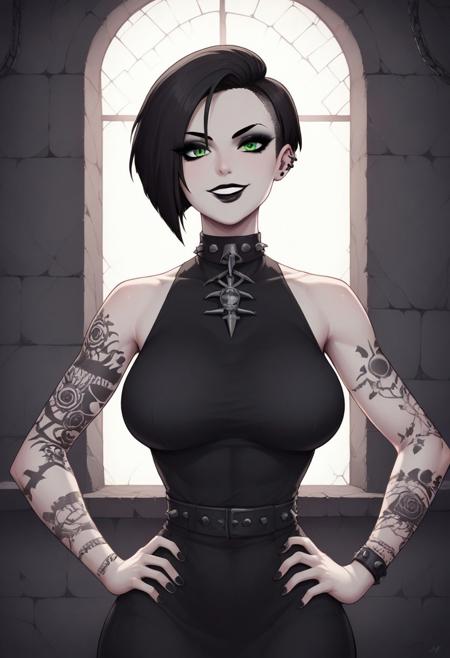 Goth Girl Nyx - JJAA OC