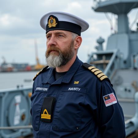 Modern British Royal Navy Working Uniform (Flux)