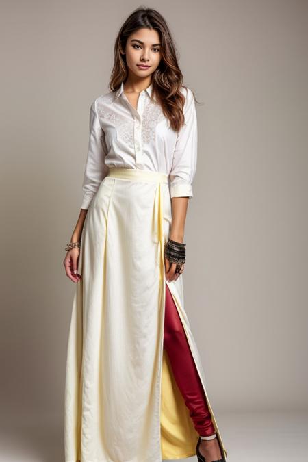 Shirt and Long Skirt By Stable Yogi