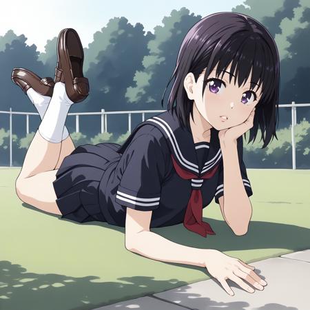 Akiho Taniguchi (Nudist Beach ni Shuugakuryokou de!!) XL pony LORA