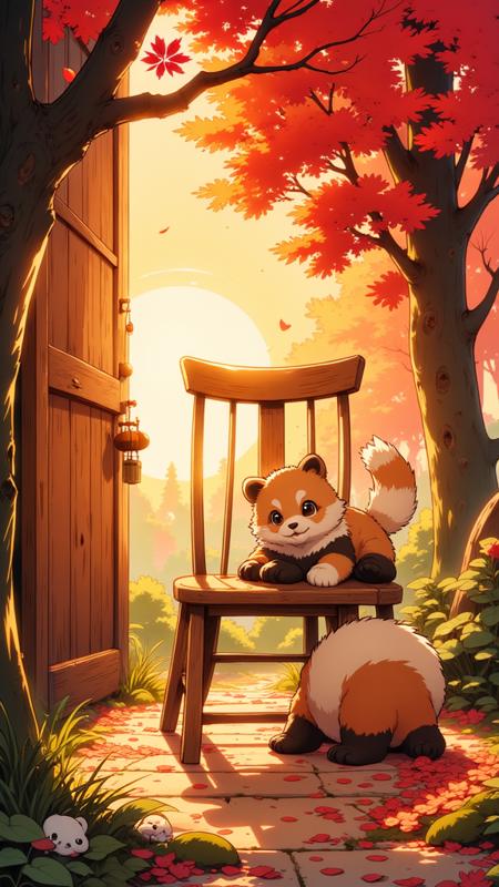 Cartoon Flux Lora | Line Warm Illustration