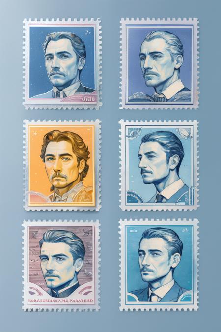 style of stamps 385