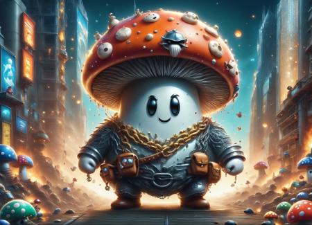DonM - Shroom Knight [SD,SDXL,Pony]
