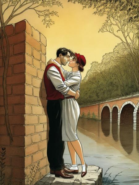 Style of Jean-Pierre Gibrat XL
