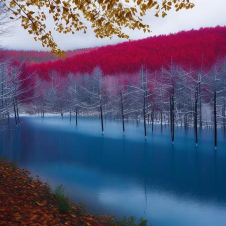 Blue Pond Hokkaido by Styx