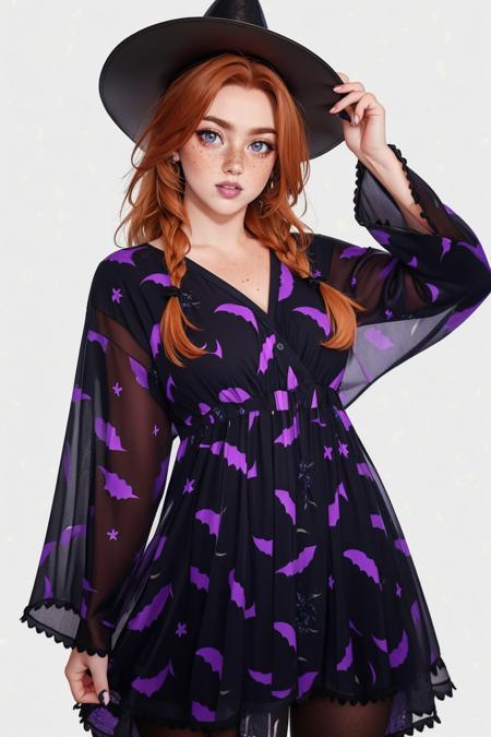 Witchy Purple and Black Dress