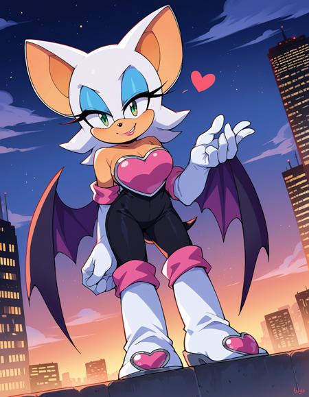 Rouge the Bat (ルージュ・ザ・バット) - Sonic the Hedgehog (ソニック・ザ・ヘッジホッグ) - COMMISSION