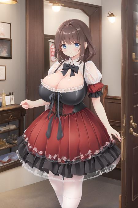 Puffy Sleeve Corset Tops