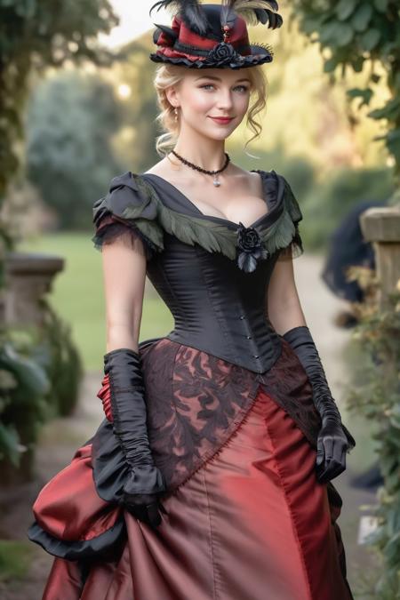Victorian bustle dress