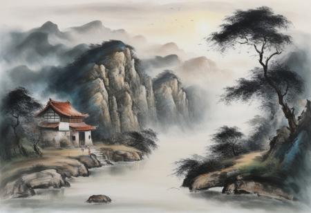 Chinese Brush Painting | SDXL