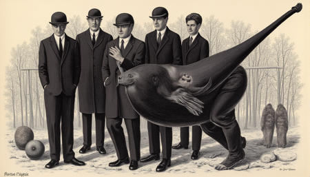 Style of René Magritte - Flux.1 Dev