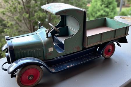 Pressed Steel Toy Vintage Vehicle LoRA