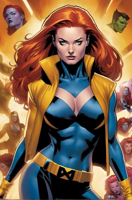 SDXL Marvel Jean Grey