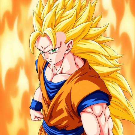 Super Saiyan 3 Goku (Flux): Dragon Ball Z