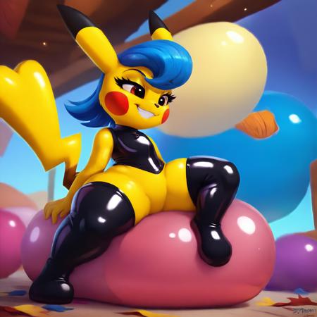 Sitting on a Balloon for PonyDiffusionXL v6