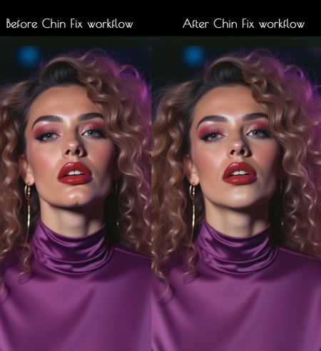Automatic Chin Fixer workflow