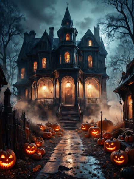 Misty Halloween atmosphere by LOREVER版本10 epoch (ID: 970622)