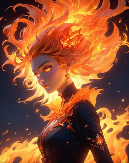Fiery aura XL - Burning passion