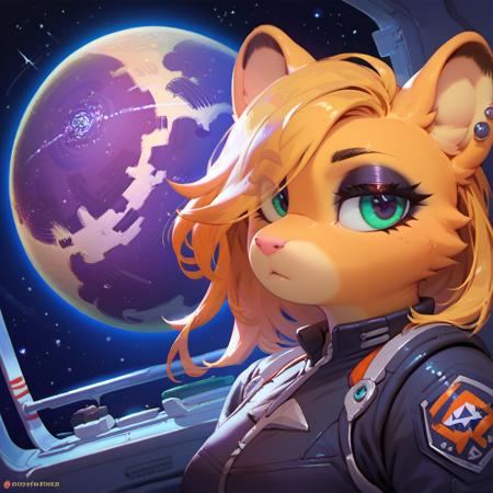 Space Pilot Woman Single Image Dataset LoRA