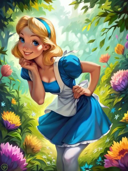Alice In Wonderland! Disney - FLUX | SD 1.5 | XL PONY | Illustrious XL - by YeiyeiArt