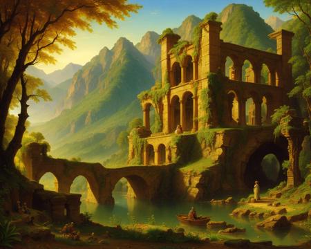 American Romantic Landscape  (The Hudson River School ) style