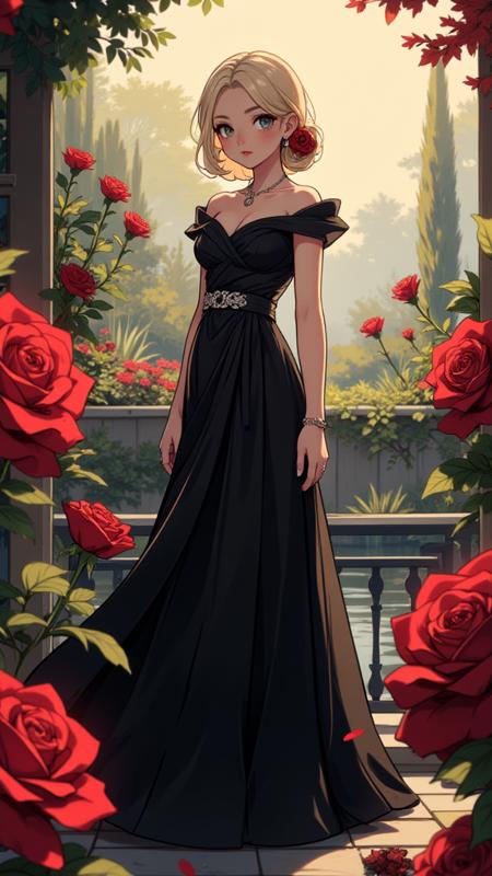Anime Illustration of Dream Line Figures Flux1.d Lora
