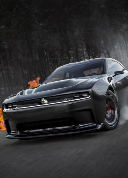 Dodge Charger Daytona SRT EV Concept (SDXL)