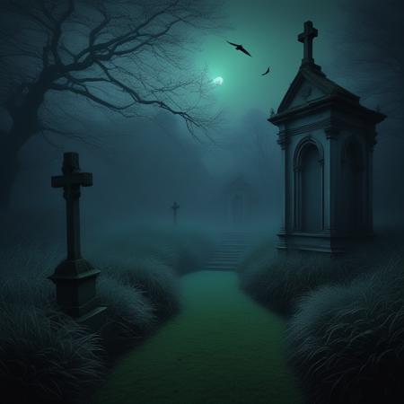 Haunted Streets of Highgate: A Gothic Cemetery Lora