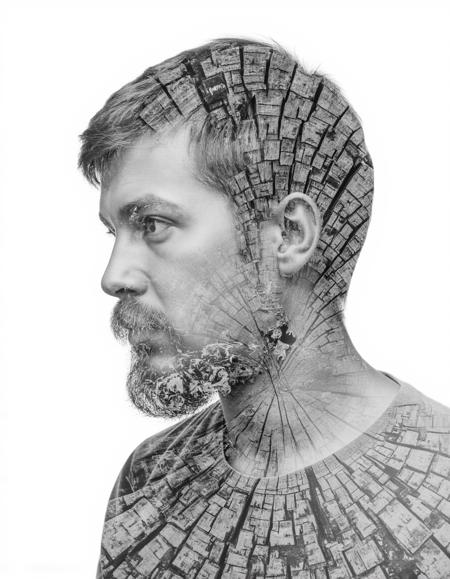Double exposure - Dan Mountford Style