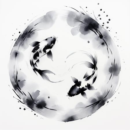 Zen Ink Wash Sumi-e (SDXL, Pony, Flux)