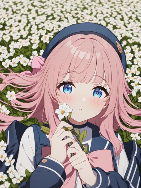 Style: Blue Archive Flat Color