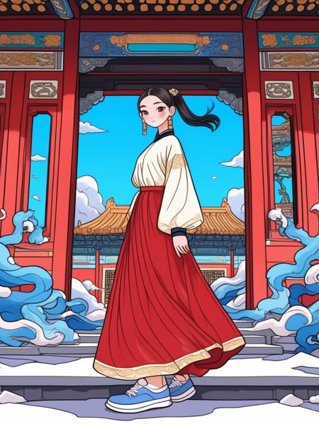 【Digital art Illustrations】Vivid Colors, Bold Lines, High Saturation