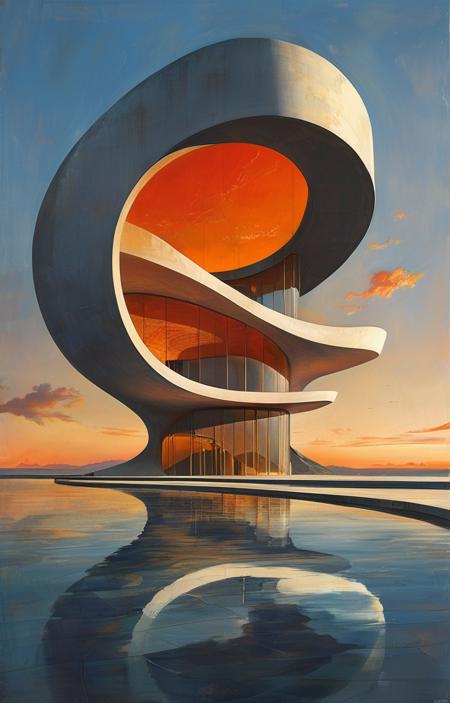 designed by Oscar Niemeyer [SDXL] 313